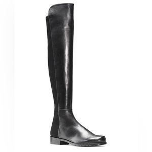 Stuart Weitzman 50/50 Leather Over-the-Knee Boots